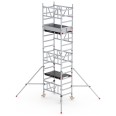 Altrex MiTower 1-Personen-Gerüst Aluminium mit Holz-Plattform 0,75x1,27m 5,20m AH