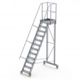 Altrex Podesttreppe fahrbar 60° 12 Stufen