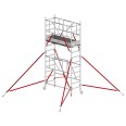 Altrex Klappgerüst RS Tower 54 Aluminium Holz-Plattform 0,75x1,85m mit Safe-Quick 4,8m AH