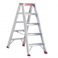 Altrex Sierra beidseitig begehbare Stufenstehleiter SDO 5 Stufen ohne Bügel-small