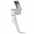 Dolle Flachdachausstieg mit Bodentreppe clickFIX® F30 3-teilig mit U-Wert 0,96 Standardmaße Dolle Flachdachausstieg mit Bodentreppe clickFIX® F30 3-teilig mit U-Wert 0,96 Standardmaße-small