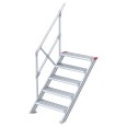 Euroline 510 Treppe 45° 600mm Stufenbreite 5 Stufen