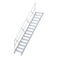 Euroline 510 Treppe 45° 600mm Stufenbreite 15 Stufen