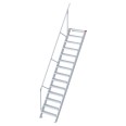 Euroline 510 Treppe 60° 1000mm Stufenbreite 14 Stufen