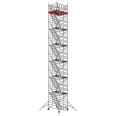 Euroline Gerüst 9523 mit Auslegern 1,50x1,80m und Treppenaufgang 14,35m AH