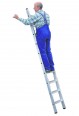 Euroline Premium 30182 Alu-Regalleiter mit 6 Stufen