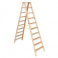 Euroline Holz Stufenstehleiter 2x10 Stufen Euroline Holz Stufenstehleiter 2x10 Stufen-small