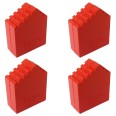 Euroline rutschsicherer Leiternfuß 60x22mm 4er-Set Euroline rutschsicherer Leiternfuß 60x22mm 4er-Set-small