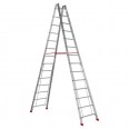 Euroline Premium 305 Sprossenstehleiter 2x14 Sprossen