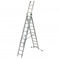 Facal Mehrzweckleiter SUPERPRIMA S600 3-teilig 10+11+11 Sprossen Facal Mehrzweckleiter SUPERPRIMA S600 3-teilig 10+11+11 Sprossen-small