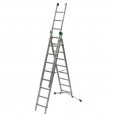 Facal Mehrzweckleiter SUPERPRIMA S600 3-teilig 8+9+9 Sprossen