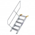 MUNK Treppe 45°  inkl. einen Handlauf, 600mm Stufenbreite, 5 Stufen