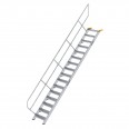 MUNK Treppe 45°  inkl. einen Handlauf, 600mm Stufenbreite, 16 Stufen