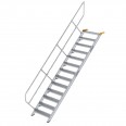 MUNK Treppe 45°  inkl. einen Handlauf, 800mm Stufenbreite, 13 Stufen