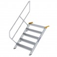 MUNK Treppe 45°  inkl. einen Handlauf, 1000mm Stufenbreite, 5 Stufen