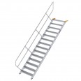 MUNK Treppe 45°  inkl. einen Handlauf, 1000mm Stufenbreite, 14 Stufen