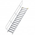 MUNK Treppe 45°  inkl. einen Handlauf, 1000mm Stufenbreite, 15 Stufen