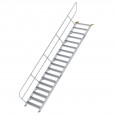 MUNK Treppe 45°  inkl. einen Handlauf, 1000mm Stufenbreite, 19 Stufen-small