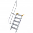 MUNK Treppe 60°  inkl. einen Handlauf, 600mm Stufenbreite, 5 Stufen