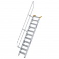 MUNK Treppe 60°  inkl. einen Handlauf, 600mm Stufenbreite, 11 Stufen