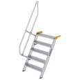 MUNK Treppe 60°  inkl. einen Handlauf, 800mm Stufenbreite, 5 Stufen