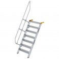 MUNK Treppe 60°  inkl. einen Handlauf, 800mm Stufenbreite, 7 Stufen
