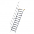 MUNK Treppe 60°  inkl. einen Handlauf, 800mm Stufenbreite, 12 Stufen