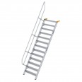 MUNK Treppe 60°  inkl. einen Handlauf, 1000mm Stufenbreite, 13 Stufen