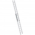MUNK Aluminium-Schiebeleiter 2-teilig ohne Traverse 2x10 Sprossen