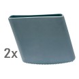 MUNK Montageset Außenschuh für Holzleiter 2 Stück 60x23 mm-small