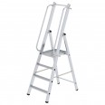 MUNK ML Bauleiter Aluminium-Stufenstehleiter 4 Stufen
