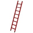MUNK GFK- Stufen- Anlegeleiter mit 8 Stufen ohne Traverse