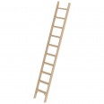 MUNK Holz-Anlegeleiter ohne Traverse 10 Stufen