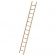MUNK Holz-Anlegeleiter ohne Traverse 12 Sprossen