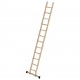 MUNK Holz-Anlegeleiter mit Traverse 12 Sprossen
