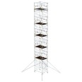 MUNK Klappgerüst SG 1,35x2,45m mit Ausleger und Sicherheitsgeländer 13,04m AH