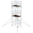 MUNK Klappgerüst SG 1,35x2,45m mit Ausleger und Sicherheitsgeländer 7,16m AH
