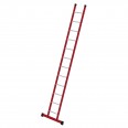 MUNK Kunststoff-Anlegeleiter mit Standardtraverse 12 Sprossen