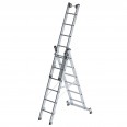 MUNK Mehrzweckleiter mit Nivello® Traverse 3x6 Sprossen