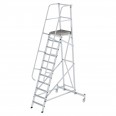 MUNK Plattformleiter fahrbar 11 Stufen
