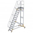 MUNK Plattformtreppe fahrbar 60° Stufenbreite 600mm 13 Stufen