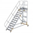 MUNK Plattformtreppe fahrbar 45° Stufenbreite 800mm 12 Stufen
