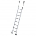 MUNK Aluminium-Regalleiter fahrbar 8 Stufen