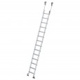 MUNK Aluminium-Regalleiter fahrbar 14 Stufen