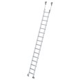 MUNK Aluminium-Regalleiter fahrbar 16 Stufen