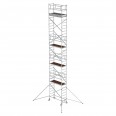 MUNK Aluminium-Rollgerüst mit Ausleger 1,80x0,75m Plattform 11,51m AH