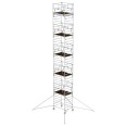 MUNK Rollgerüst SG mit Doppelplattform 1,35x1,80m und Ausleger 13,47m AH
