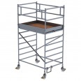 MUNK Rollgerüst mit Doppelplattform 1,35x1,80m Plattform, 4,35m AH