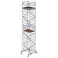 MUNK Rollgerüst mit Doppelplattform 1,35x1,80m Plattform, 10,35m AH
