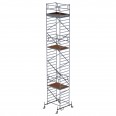 MUNK Rollgerüst mit Doppelplattform 1,35x1,80m Plattform, 11,35m AH